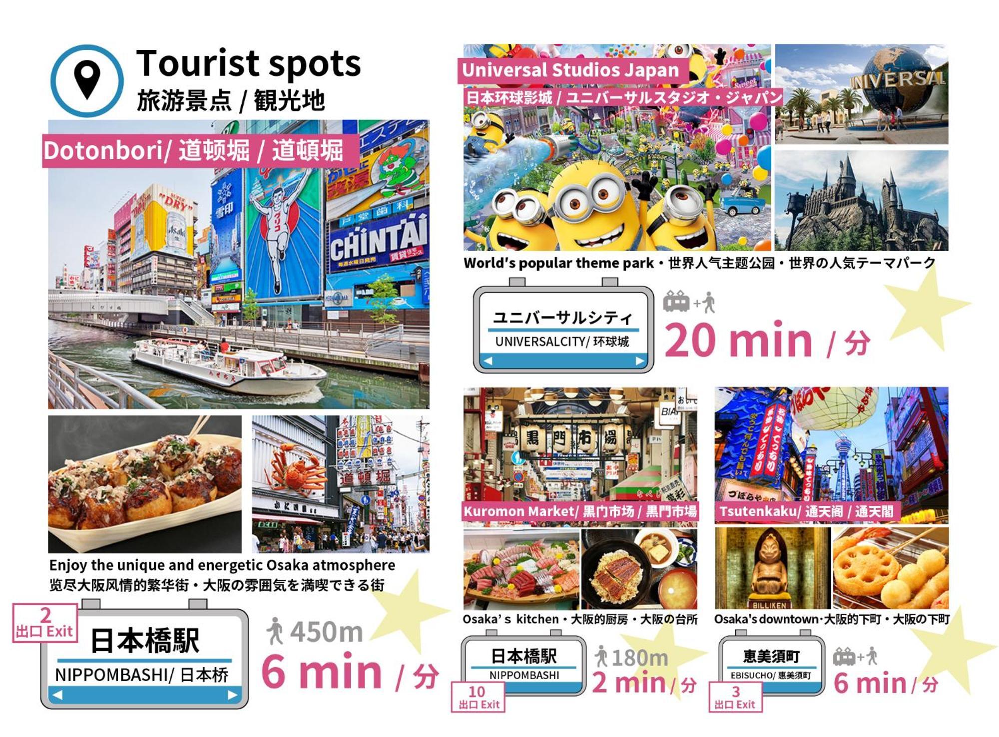Bijou Suites Serenity Osaka Zewnętrze zdjęcie